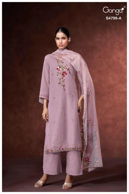 Ganga katerine 4799 floral print dress materials from wholesalers in trivandrum